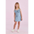 CONJUNTO INFANTIL FEMININO ALFAIATARIA AZUL - PETIT CHERIE - comprar online