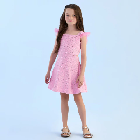 VESTIDO INFANTIL DE FESTA COTTAGE GARDEN - PETIT CHERIE