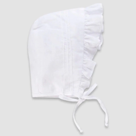 TOUCA BATIZADO MAQUINETADO MENINA - ANJOS BABY - comprar online