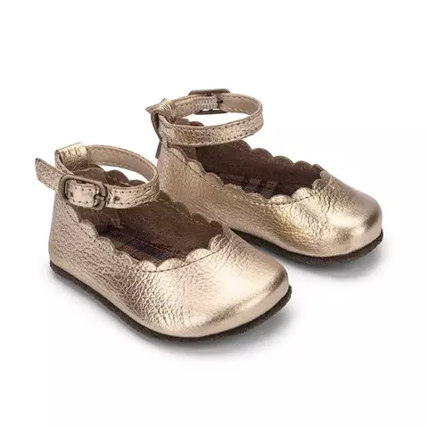 SAPATILHA BONECA COURO DORE - PETIT CHEVAL - comprar online