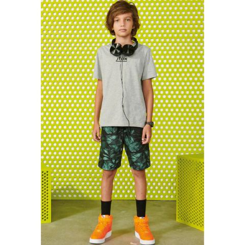 CONJUNTO INFANTIL MASCULINO CAMISETA E BERMUDA - JOHNNY FOX