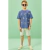 CONJUNTO INFANTIL MASCULINO CAMISETA E BERMUDA - JOHNNY FOX