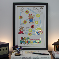 QUADRO SUPER MARIO WORLD na internet