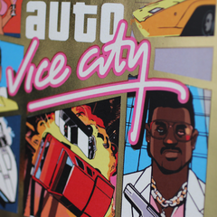 QUADRO VICE CITY - loja online