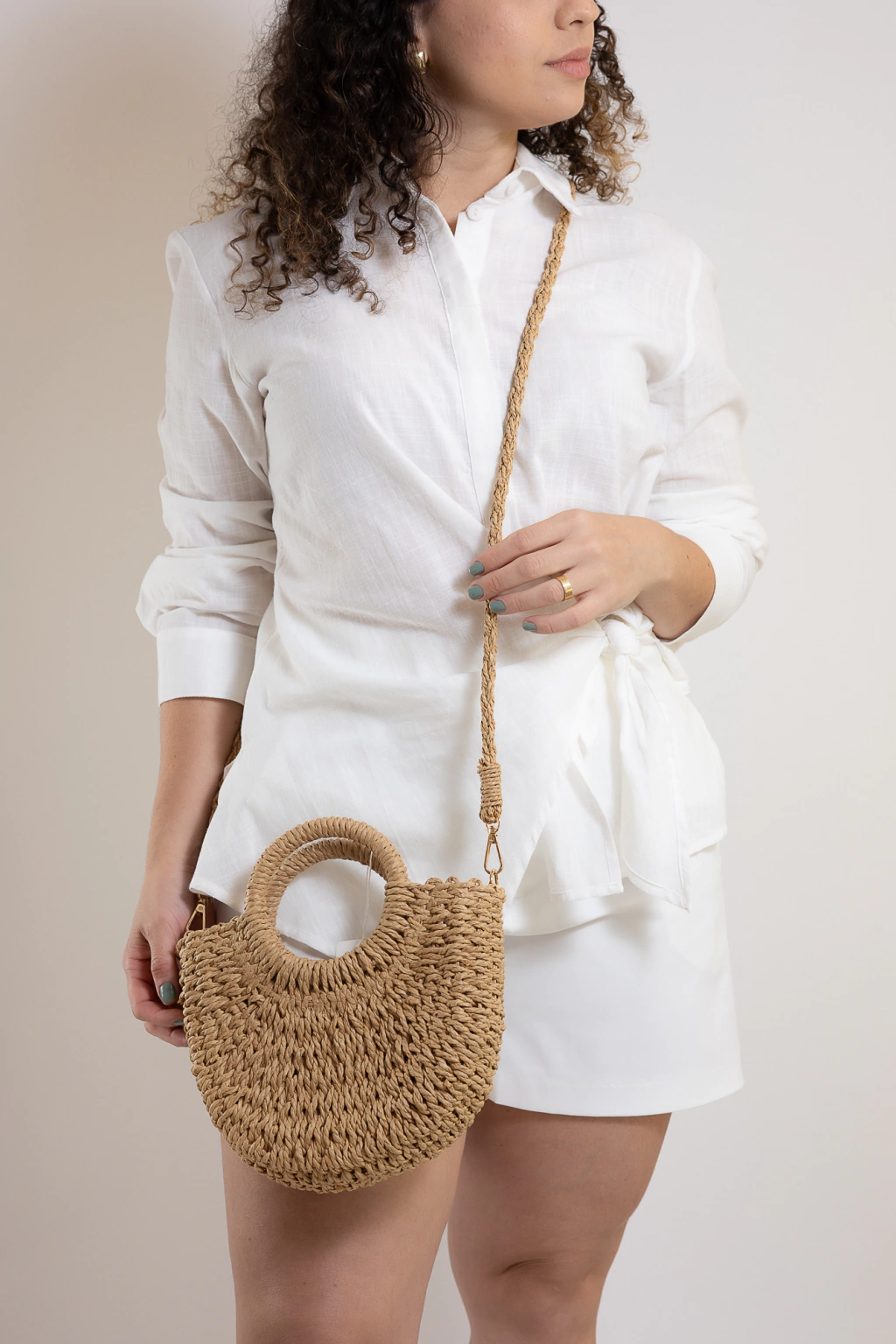 BOLSA PALHA CORAL