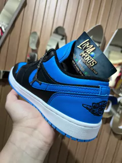 Nk Dunk Jordan - Preto/Azul na internet