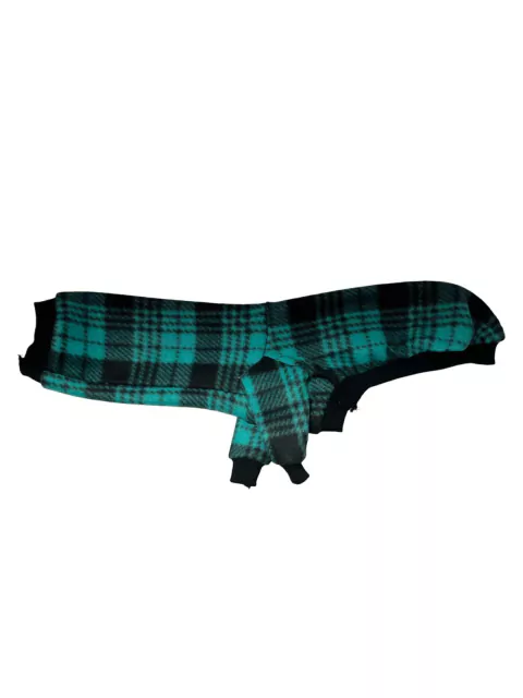 Roupa de soft P1 com manga -xadrez verde-