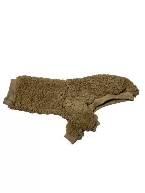 Roupa de sherpa P1 com manga -bege-