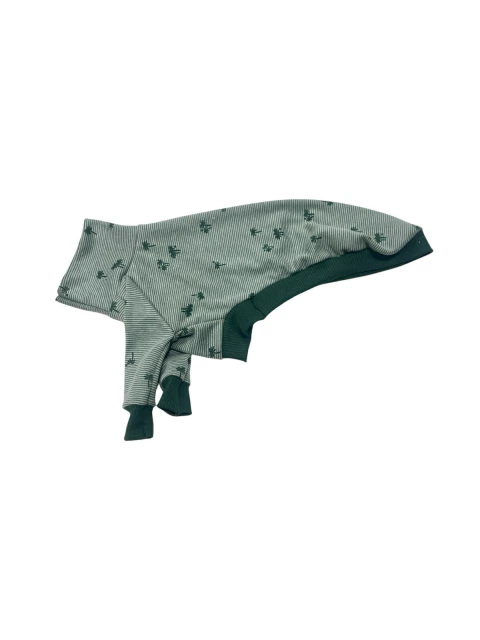 Roupa de malha GG com manga -listrado verde- - comprar online