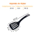 Espátula Cozinha Em Nylon Preta - comprar online