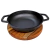Frigideira de Ferro Fundido Sautoir 20 cm Tábua de Madeira