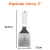 Espátula Inox Lanche Curva Chapeiro E Cozinha 3 - comprar online