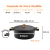Panela De Ferro Caçarola 7,5L 30 Cm Tampa Ferro Alça Madeira - comprar online