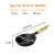 Mini Frigideira De Ovo Egg Pan Com Tampa De Ferro Fundido - comprar online