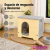 Casa para Gato Chica Antibacterial y Térmica de Polipropileno Resistente, Protección UV y Fácil Limpieza | 50 x 40 x 37 - comprar en línea