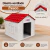 Casa para Perro Chico | Plástico Resistente | Térmica con Ventilación | Sin filtraciones de Agua en internet