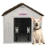 Casa Mediana con Puerta Metálica, Plastico Resistente y de Alta Calidad, Térmica con Ventilación | 75 x 62 x 64 cm