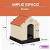 Casa Chica, Alta Calidad y Durabilidad, Resistente al Exterior, Amplia y Cómoda | 72 X 71 X 66 cm en internet