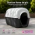 Casa para Perro Mini Antibacterial y Térmica de Polipropileno Resistente, Protección UV y Fácil Limpieza | 69 x 44 x 44 cm en internet