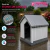 Casa Chica Amplia, Resistente al Exterior, Impermeable y Térmica | 62 x 60 x 62 cm - tienda en línea