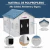 Casa Mediana con Puerta Metálica, Plastico Resistente y de Alta Calidad, Térmica con Ventilación | 75 x 62 x 64 cm - tienda en línea