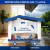 Casa Para Perro Raza Chica Con Puerta Impermeable y Térmica para Exterior Protección UV - tienda en línea