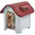 Casa para perro chico modelo City Rojo