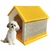 Casa para perro chico modelo minimalista Amarilla - comprar en línea