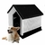 Casa para perro chico modelo minimalista Gris