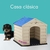 Casa pequeña clasica con tejado azul 58.5 X 61 X 68 cm - tienda en línea