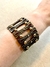 Bracelete Dolce Vita com Cristais Dourados, Mix em Banho