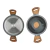 Larhaus Scandi Grey Cacerola 20 x 9 cm - LH1023 - comprar online