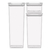 Coza Linea Modo cristal Set Contenedor 3 Piezas 230ml 1ltr 1,5ltr - 0272