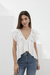 BLUSA BRODERIE ESCOTE EN V