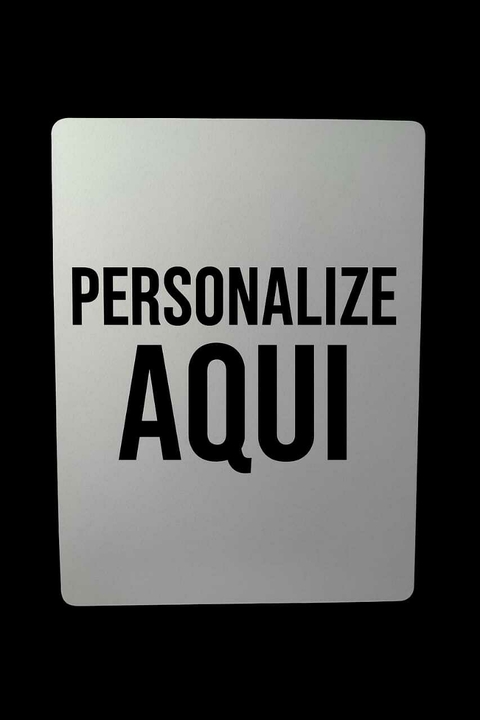 Placa de metal personalizada - comprar online