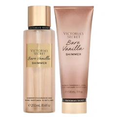 KIT VICTORIA’S SECRET BARE VANILLA SHIMMER HIDRATANTE 236ML E BODY SPLASH 250 ML
