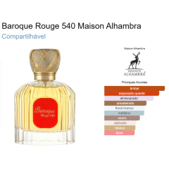 DECANT BAROQUE ROUGE 540 DUPE BACCARAT ROUGE 540 na internet