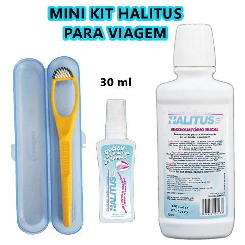 Mini Kit de Produtos Halitus para viagem