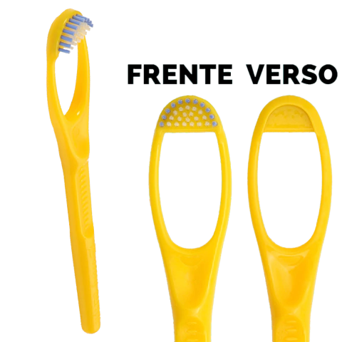 Limpador de Língua com Cerdas Halitus