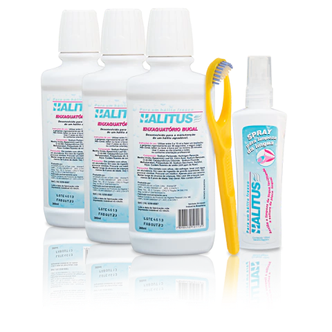 Kit de Produtos Halitus número 1 - dura de 3 a 6 meses