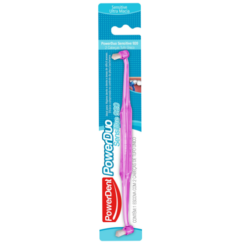 Escova 2 tufos Power Duo - Sensitive Ultra Macia