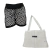 Imagem do Kit Short/Saia Feminina com Bolsa Saiada de Praia Tricot Crochê Verão
