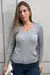 Blusa Tricot Feminina Trancinha Sueter Inverno Casual - comprar online