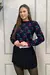 Blusa Feminina Tricô Suéter Cerejinha Estampa Cherry Moda inverno - comprar online