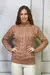Blusa Feminina Tricot Lã Manga Longa Gola Alta na internet