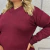 Blusa Feminina Tricô Plus Size Lã Elastano Liso Moda Gola V - comprar online