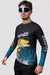 Camisa Masculina Térmica Pesca Camiseta Proteção Solar Uv50 na internet