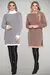 Kit 2 Ponchos Femininos Trico Xadrez Plus Size Moda inverno - comprar online