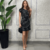 Imagem do Vestido Feminino com Manga Soltinho Leve Sem Zíper Joelho