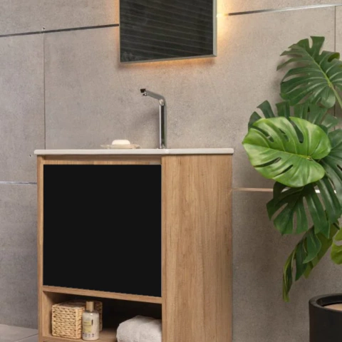 Vanitory Zedra Mod. Legno Giorno con Bacha embutida 50cm
